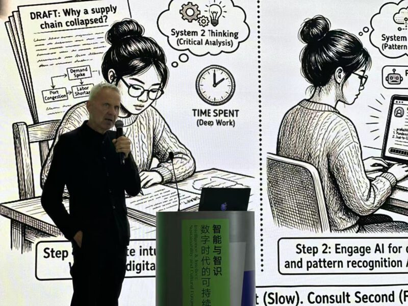 Vorträge über die "Human Resilience" und Künstliche Intelligenz in Hangzhou und Peking